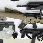 As part of a joint operation by Central District police officers and Border Police fighters, a search was conducted yesterday at a home in Lod, during which weapons were located and seized.