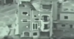 Documentation from a helicopter gunship supporting ground forces in Lebanon