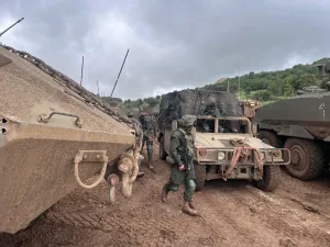 “I didn’t believe some of the places where we found weapons.” With the Nahal Reconnaissance Unit inside Southern Lebanon
