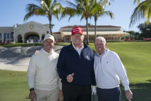 Rory, and his father Gerry, also a very good Golfer, at Trump International Golf Club, Palm Beach County, Florida!