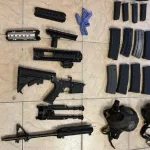Shortly after hearing gunfire from the village: IDF forces apprehended suspects and confiscated weapons in the village of Al-Ram in the Binyamin Brigade. During the night (Sh.), forces from the 7114 Reserve Battalion,