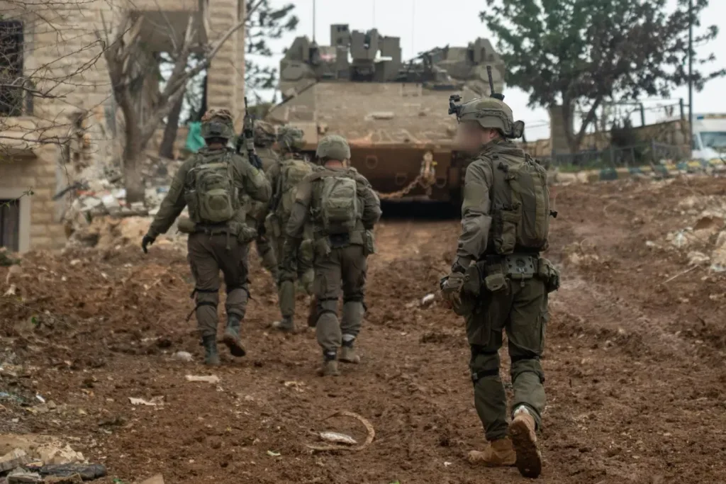 The IDF eliminated terrorists who crossed the forward defense line.