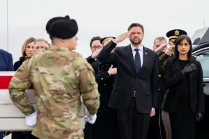 Vance Honors US Troops, Asks for Prayers