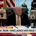 Vance Leads Task Force on Fraud, Trump Appoints