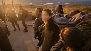 We saw that a new battalion was established this month, so we went out on a combat reconnaissance mission.