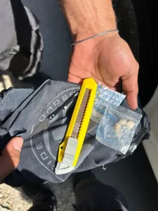 As part of the Tel Aviv District’s preparations for tonight’s football match at Bloomfield Stadium, police officers stopped a bus carrying fans who arrived in Jaffa for inspection.