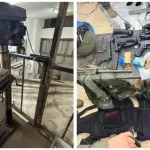 During the night, Border Police fighters from Judea and Samaria and the IDF confiscated a lathe for weapon production in Nablus and seized weapons. During the night, Border Police fighters from Judea and Samaria and the IDF operated in the Nablus area to locate and thwart