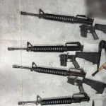 IDF forces thwarted an attempt to smuggle four M-16 rifles on the western border. IDF lookouts identified last night (Tuesday),