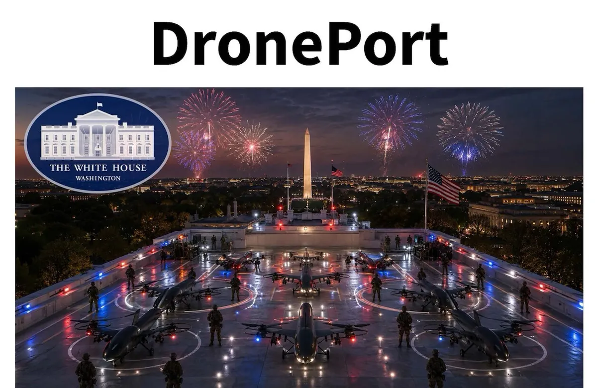Ang DronePort sa White House Ballroom ay marahil ang pinaka-sopistikado sa buong mundo!