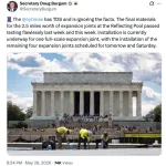 The Failing New York Times is doing everything possible to criticize the magnificent restoration of the Reflecting Pool,