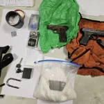 The fight against crime and drug trafficking: Detectives from the Ashdod station and fighters from the Sa’ar Brigade uncovered drug and weapons caches in the city of Ashdod.
