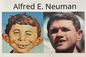 Just like James Talarico reminds me of Alfred E.
