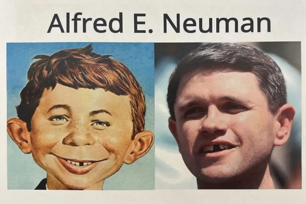 Just like James Talarico reminds me of Alfred E.