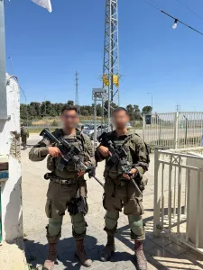 Returning to the scene of the attack at Gush Etzion Junction – with the Kfir Brigade combatant who neutralized the terrorist.
