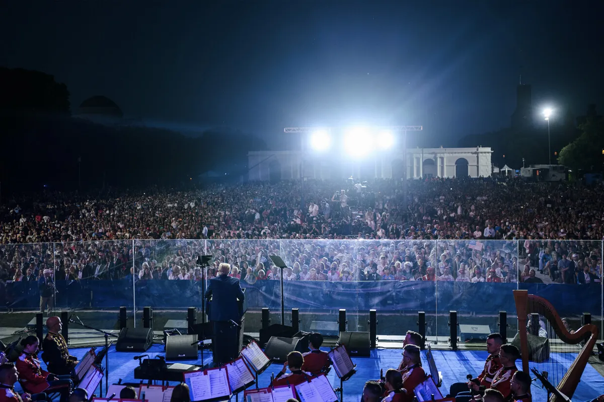 The Crowd was incredible last night, packed to the brim At least 45,000 people were there, with a huge Television and online audience.