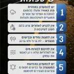 Changes in traffic arrangements and road closures due to expected weekend weather – rain is expected in the Golan Heights, the Jordan Valley, and the Judean Desert.
