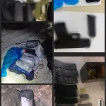 Police officers from the Coastal District, along with tactical unit fighters, uncovered a large quantity of weapons in a series of seizures over the past 24 hours, as part of the Israel Police’s determined and ongoing struggle against weapons offenses.