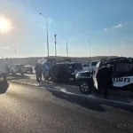 Three suspects were arrested in connection with a shooting incident at the Magen Junction. Today, a report was received about a shooting carried out from a vehicle at the Magen Junction, following which a man was lightly injured.