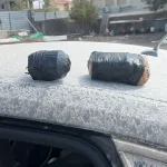 Israel Police: Criminal attack thwarted - Iron Police officers seized two explosive devices near a residential building in Barta'a