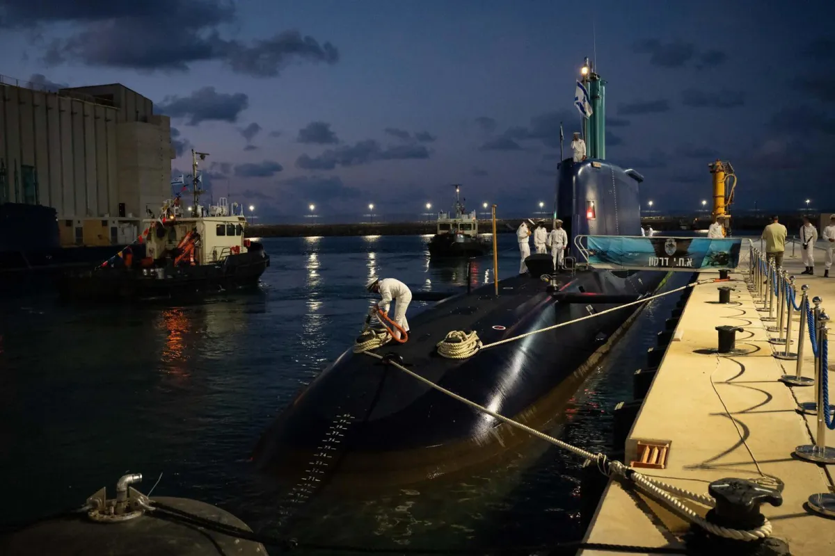 IDF: Dokumentasyon mula sa seremonya ng pagtanggap sa INS Dragon submarine sa base ng Haifa
