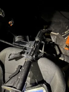 Israel Police: During the evening, a report was received about a shooting incident in Rahat, following which Rahat station police officers and members of the SAHAR unit located a suspicious vehicle in which an M-16 weapon was seized.