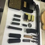 Southern District police officers seized weapons and a large amount of ammunition in Rahat - five suspects were detained and arrested. As part of the operational command's activity in Rahat, fighters from the Sa'ar Brigade, in cooperation with officers from the Rahat station,