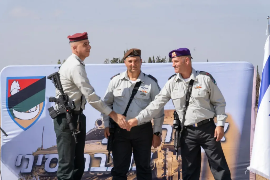 Brigadier General Eliab Elbaz assumed command of the Sinai Division (252).