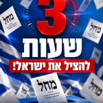 Go out now and vote for Likud and save the country.